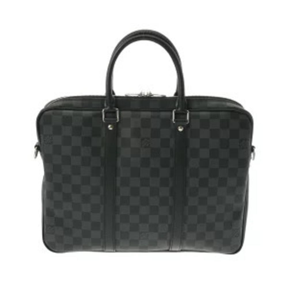 Louis Vuitton Damier Graphite Black PDV Black Gray Canvas Business Bag